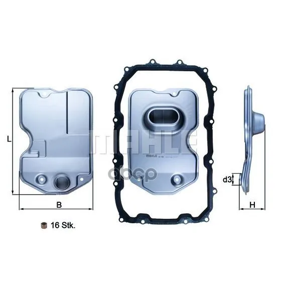 Фильтр Акпп Audi Q7/Vw Touareg С Прокладкой Mahle/Knecht Hx160kit Mahle/Knecht арт. HX160KIT