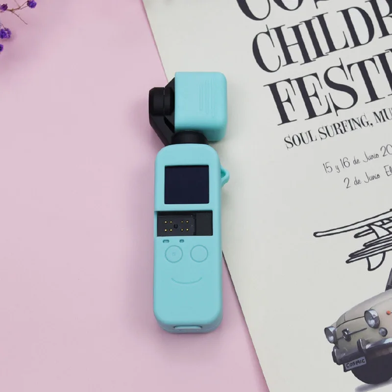 Мягкий силиконовый чехол, корпус, противоскользящий чехол для DJI OSMO Pocket Handheld Gimbal camera 999