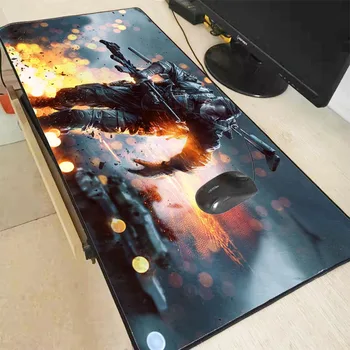 

70x30/90x40cm Battlefield Rubber Mouse Pad Large Mouse Mat Desk Mats Big Mousepads Gaming Rug XL for Office Work Gaming