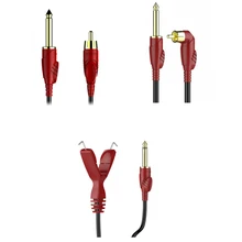 Один Премиум силиконовый мягкий BIGWASP правые татуировки RCA/зажим шнур для питания бровей татуировки аксессуары питания