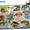 65pcs Outdoors Fisherman Go Fishing Fashion Fish Stickers for Mobile Phone Laptop Luggage Skateboard Box Tank Bucket Art Sticker ► Photo 3/6