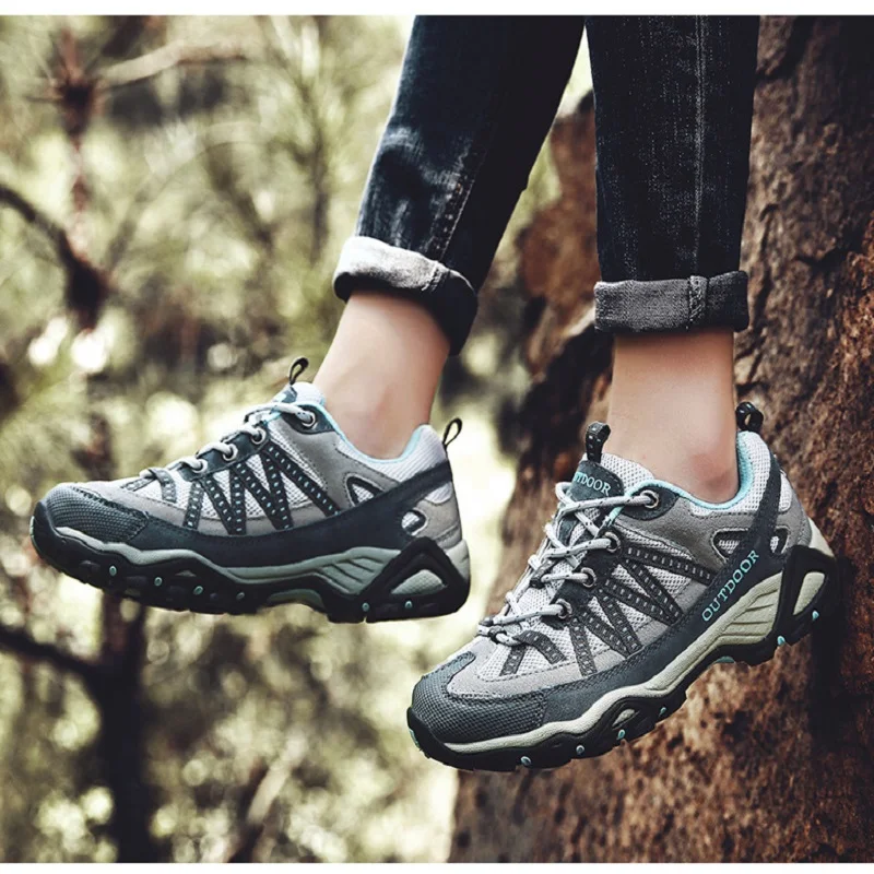 

New Hot Style Men Hiking Shoes Winter Outdoor Walking Jogging Shoes Mountain Sport Boots Climbing Sneakers Free Shipping