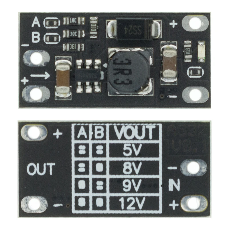 최신 다기능 미니 부스트 모듈 스텝 업 보드, 5V, 8V, 9V, 12V, 1.5A LED 표시기, DIY 전자 전압 모듈, 1 개