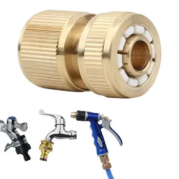 

3/4 inch Male Female Thread Quick Connector Copper Garden Water Faucet Connection Parts Car Washing Pipe Fittings L69A