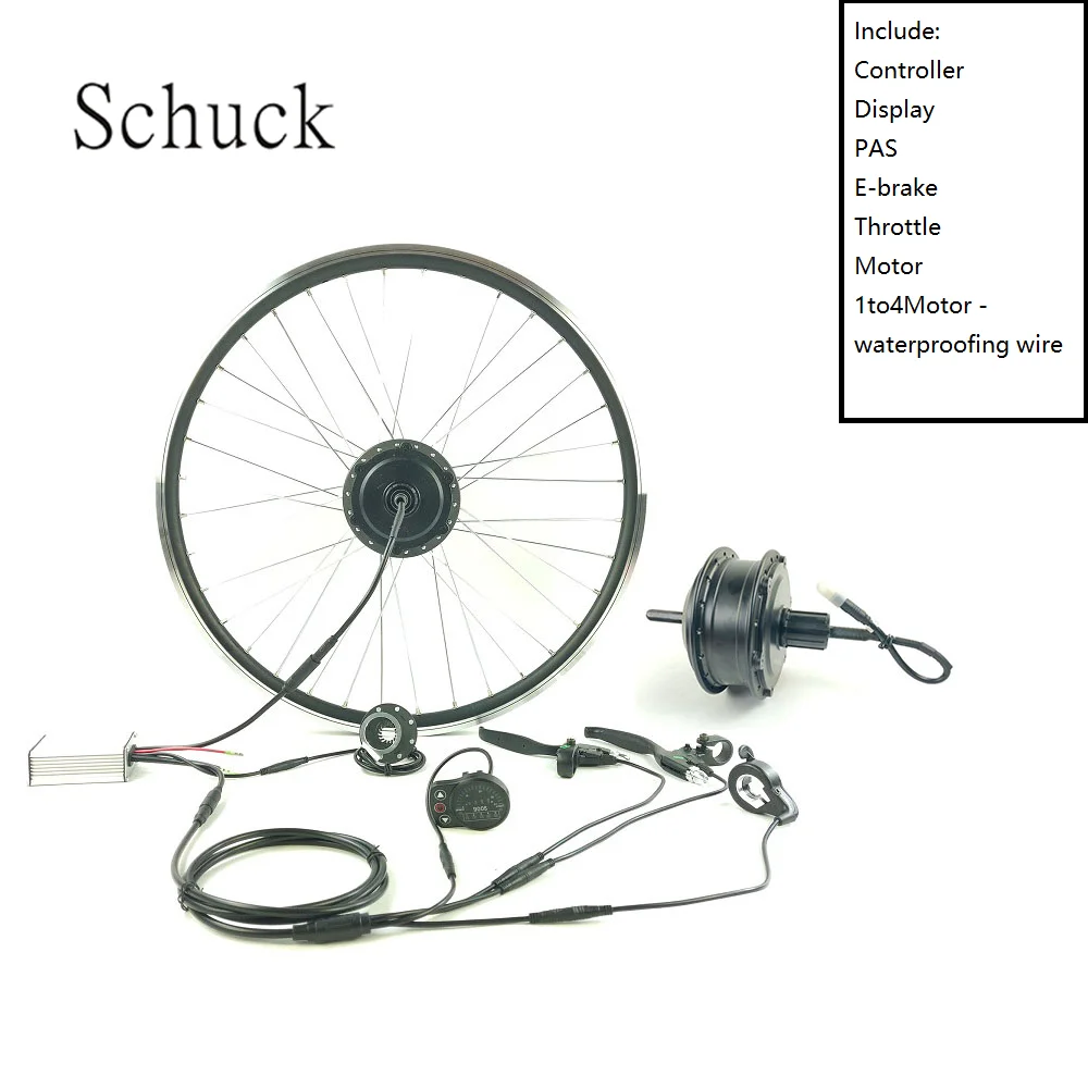 ^*Best Offers 48V250W Electric Bicycle conversion kitREAR CASSETTE wheel with LED900S Display Waterproof Cable Easy install E-BIKE hub Motor