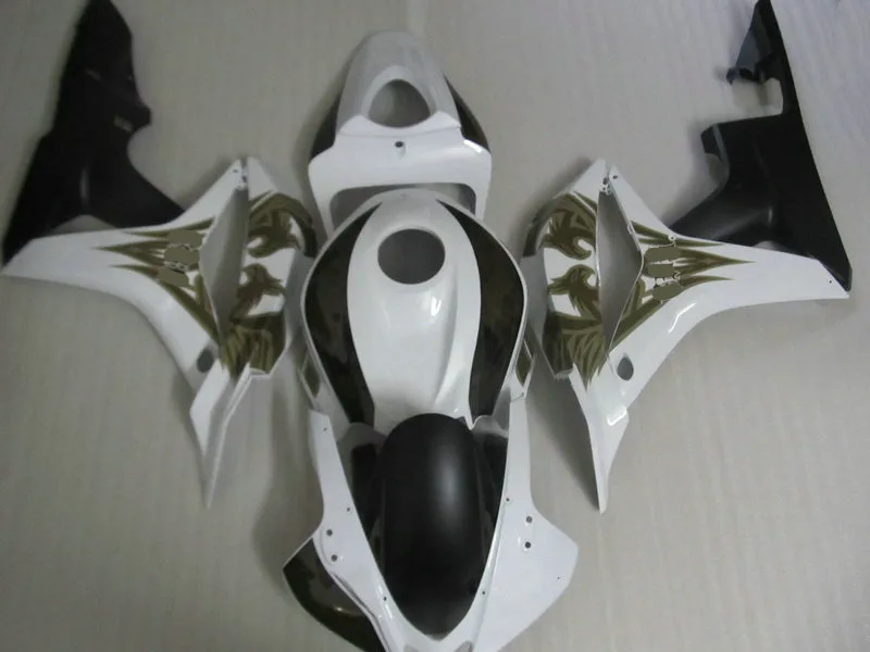 Комплект обтекателей под давлением для CBR600RR F5 07 08 CBR 600 RR 600RR CBR600 2007 2008 Белый