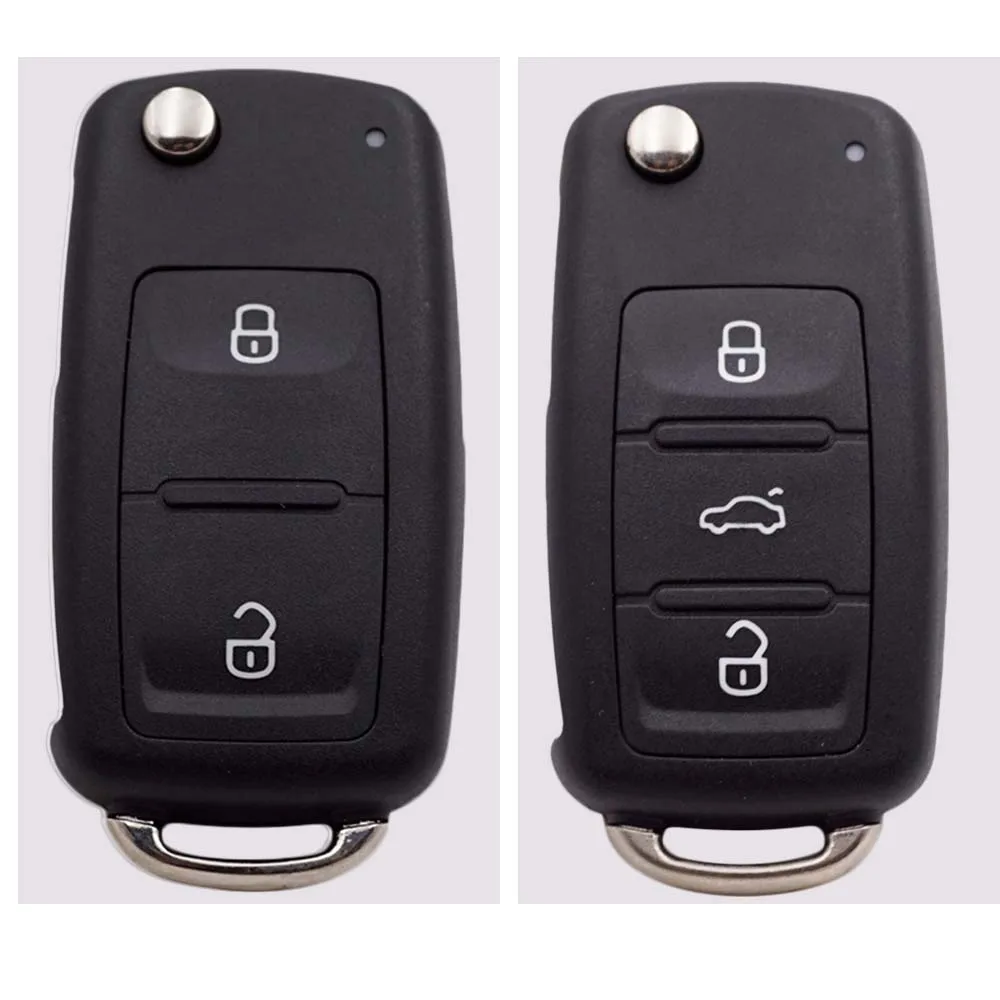 Cocolockey Replacement Key Shell Fit for Vw for Seat for Skoda Flip