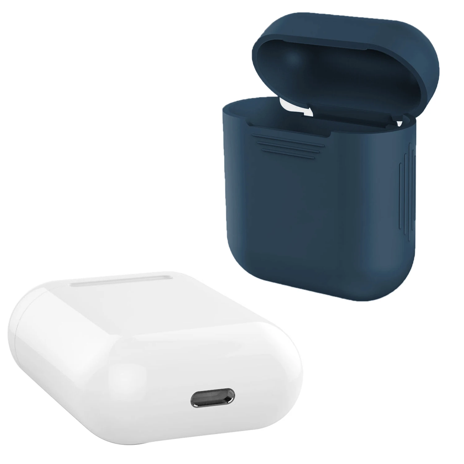 Besegad силиконовый чехол для переноски Чехол Apple Airpods Air Pods 1 2 Беспроводные наушники
