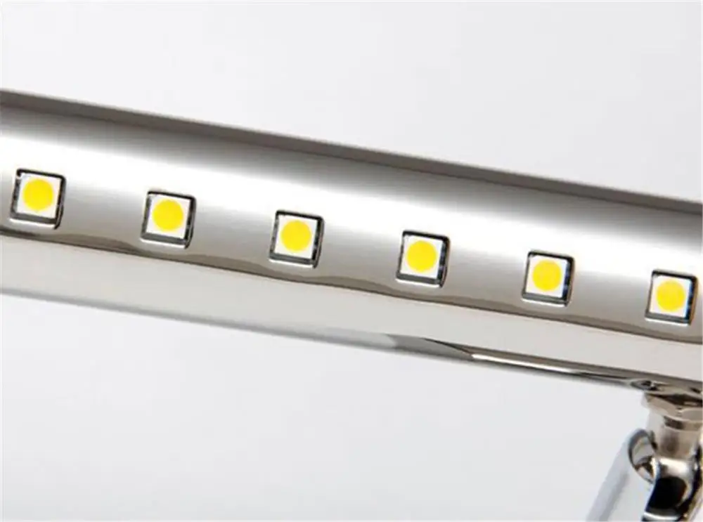 90V 265V AC L55cm 7 Вт светодиодный зеркало с подсветкой led лампа длинные настенный