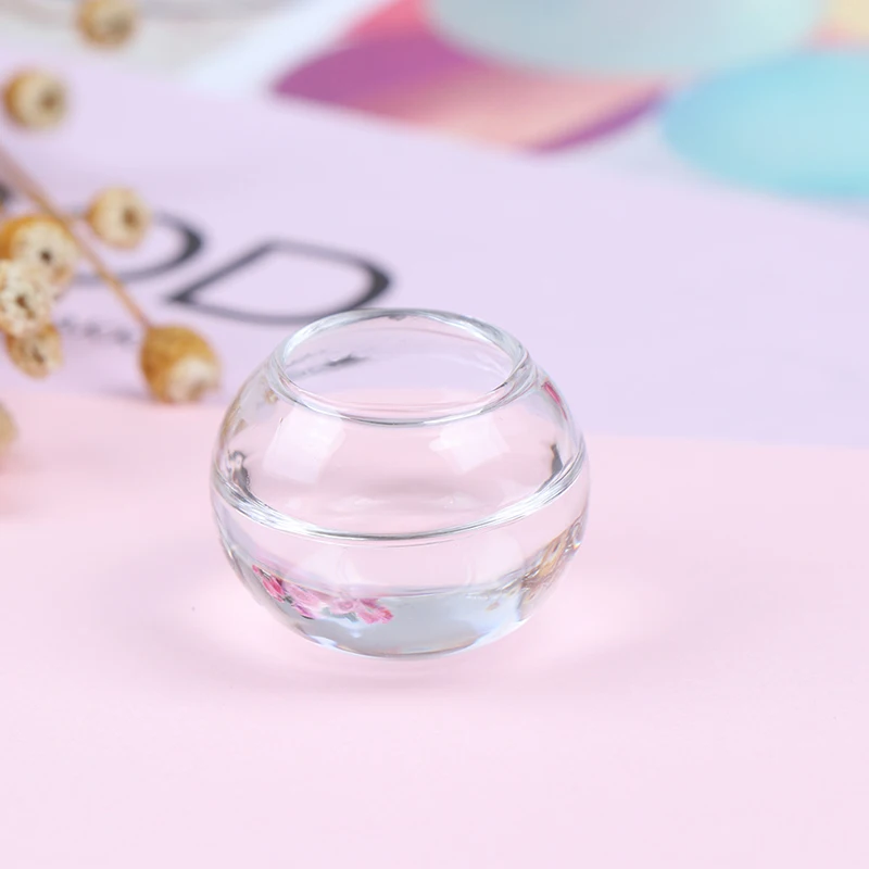 2.5*2*2cm Dollhouse Fish Tank Transparent Aquarium Dollhouse Home Ornaments Kids Toys Doll Toy Gift Pretend Play Toys Dollhouse
