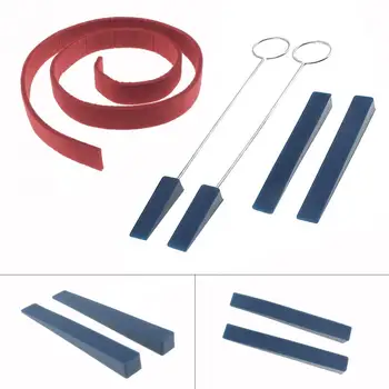 

5pcs/set Professional Tuning Mute Kit Temperament Strip & 4 Mutes Tuning Tool Kit for Piano Tuning Rubber Mutes Hot