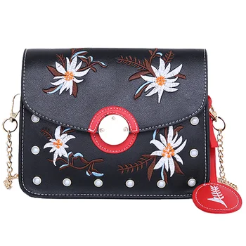 

New Fashion Embroidery Handbag Clutch Bag Ladies Flower Wallet Messenger Bag Shoulder Messenger Bag Ladies Gift