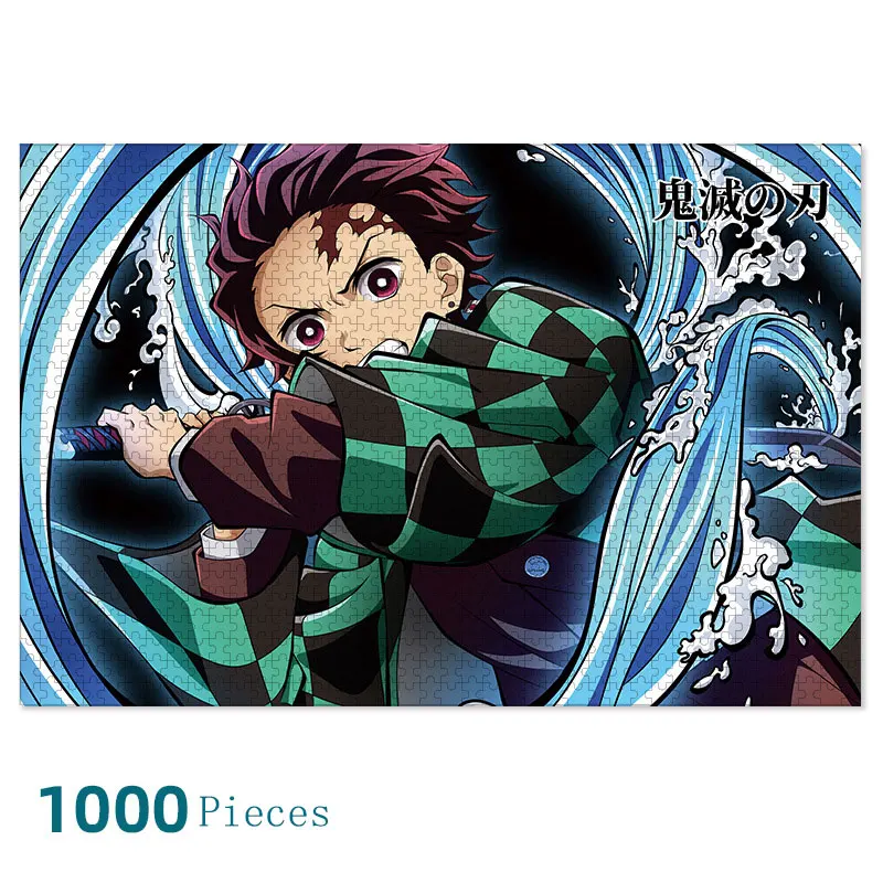 Christmas Gifts 300,500,1000 Pieces Manga Anime Characters Wooden Puzzle Educational Toys Jigsaw Puzzle 1000 Pieces Adult