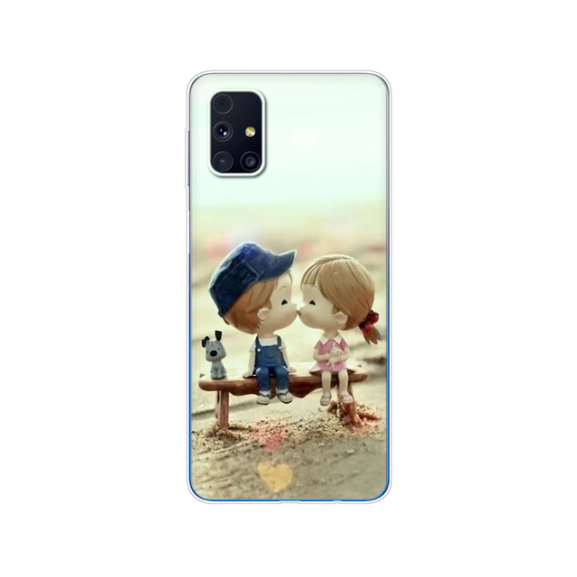 Samsung M31s Cases 6.5" Tpu Soft Silicon Back Phone Cover For Samsung Galaxy M31S GalaxyM31S M 31S m317f m317 Funda flower