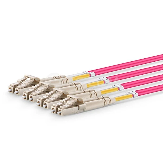 15m MTP MPO Patch Cable OM4 Female to 6 LC UPC Duplex 12 Fibers Patch cord 2