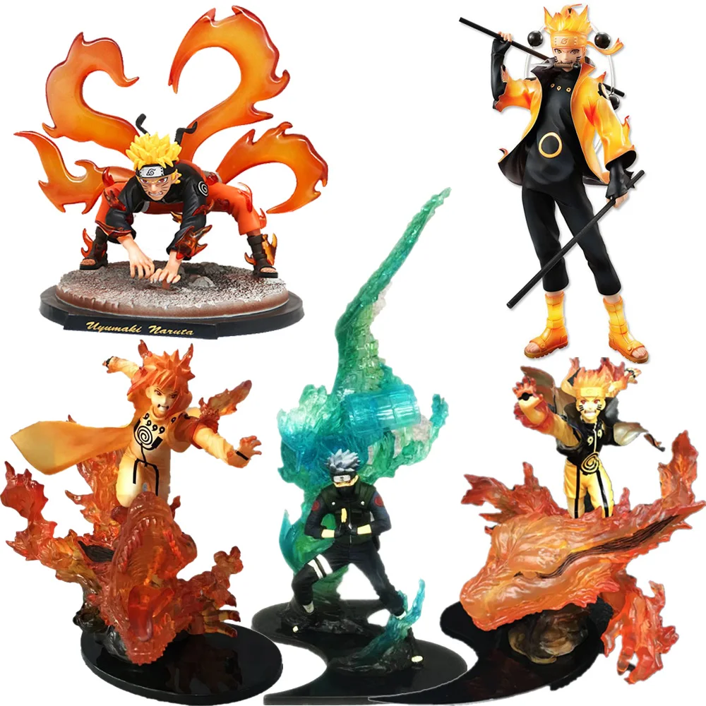 18Cm Anime Jepang Shippuden Uzumaki PVC Mainan Action Figure Anime Game