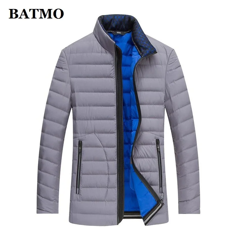 

BATMO 2019 new arrival autumn&winter high quality 80% white duck down thin jackets men,men's down jackets ,plus-size M-7XL 1710