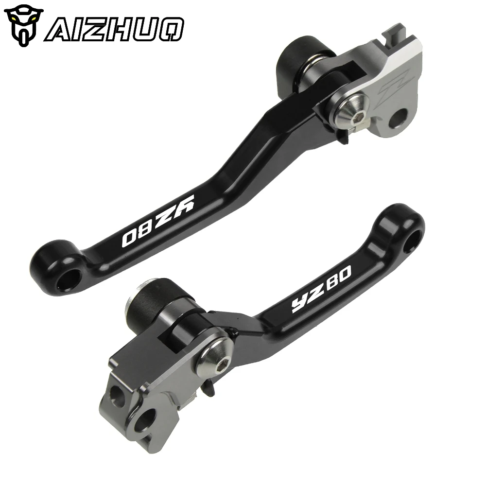 Мотоциклетные Сводные сцепные рычаги для ДЕРТ Пит байка для Yamaha YZ80 YZ85 YZ 80 85 2001- 2013 2012 2011 2010 2009 2008 - Цвет: YZ80 BLACK