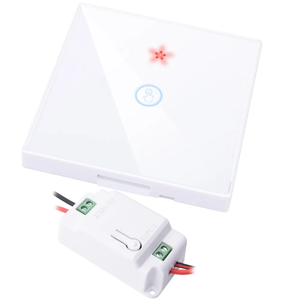 1 gang 1 Receiver W SMATRUL умный дом без провода прерыватель дистанционного управления RF светильник стеклянный экран 1 2 3 панель настенный светильник - Цвет: 1 gang 1 Receiver W