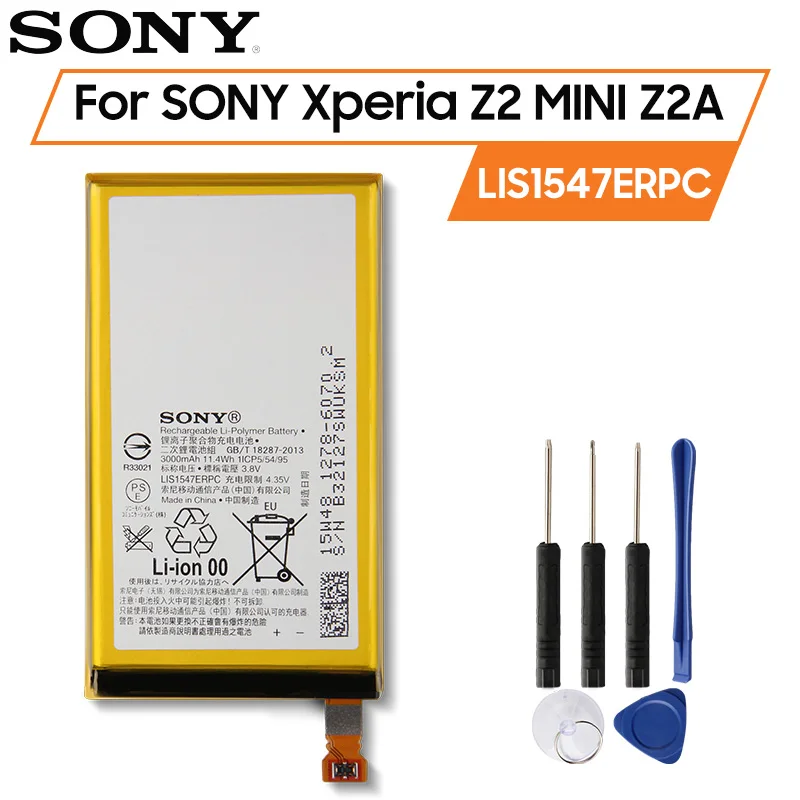 Аккумулятор SONY для Xperia Z2 Compact Z2A MINI ZL2 SOL25 D6563 Z2MINI LIS1547ERPC 3000 мА · ч | Мобильные