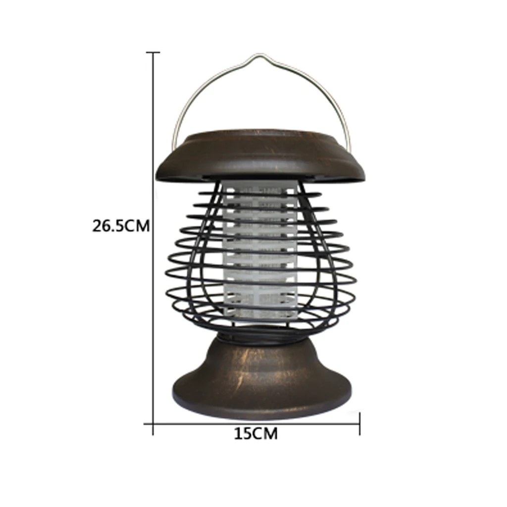 Portable Solar Mosquito Killer Lamp Garden Landscape LED Lights Fly Bug Insect Killer Bug Zapper For Home Garden Outdoor Camping