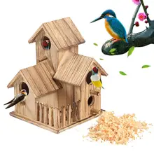 Птичье гнездо домик для птиц разведение гнездо кормушка для птиц детская игрушка для украшения дома Садоводство на открытом воздухе