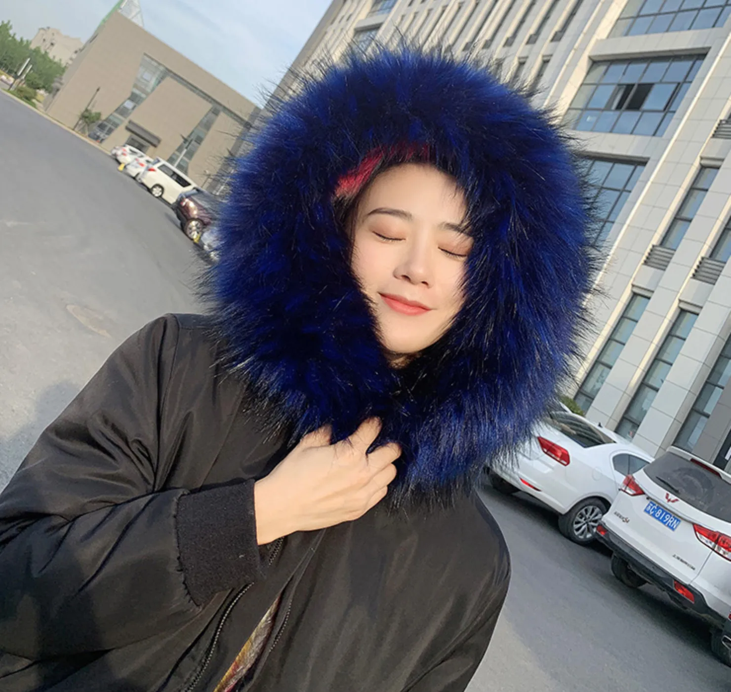 Новое пальто Parker, женское меховое пальто, короткое, с капюшоном, имитация лисьего меха, меховое пальто, плюс хлопок, большой размер