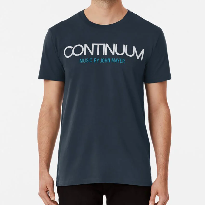 

John Mayer Continuum T shirt john mayer continuum waiting on the world to change i dont trust myself with loving you belief