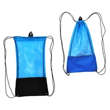 2 шт сетчатый мешок для подводного плавания, плавники, очки, маска, синий и черный