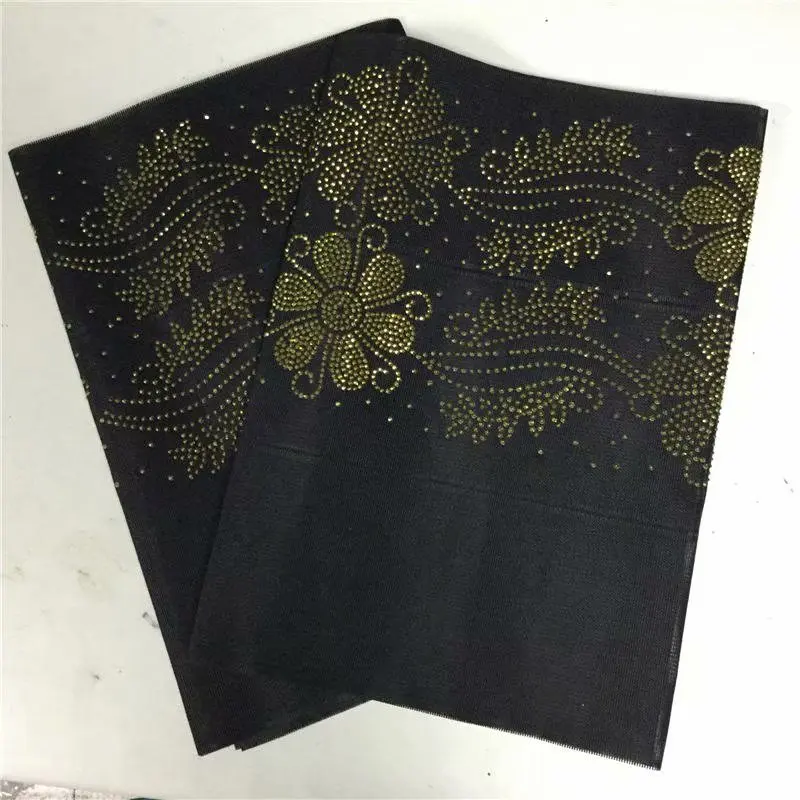 Горячая Распродажа Африканский головной под традиционное платье aso oke headtie с бисером кружевной ткани в нигерийском стиле геле Африканский тюрбан упаковочная машина используется для вечерние 2 шт./компл. 06