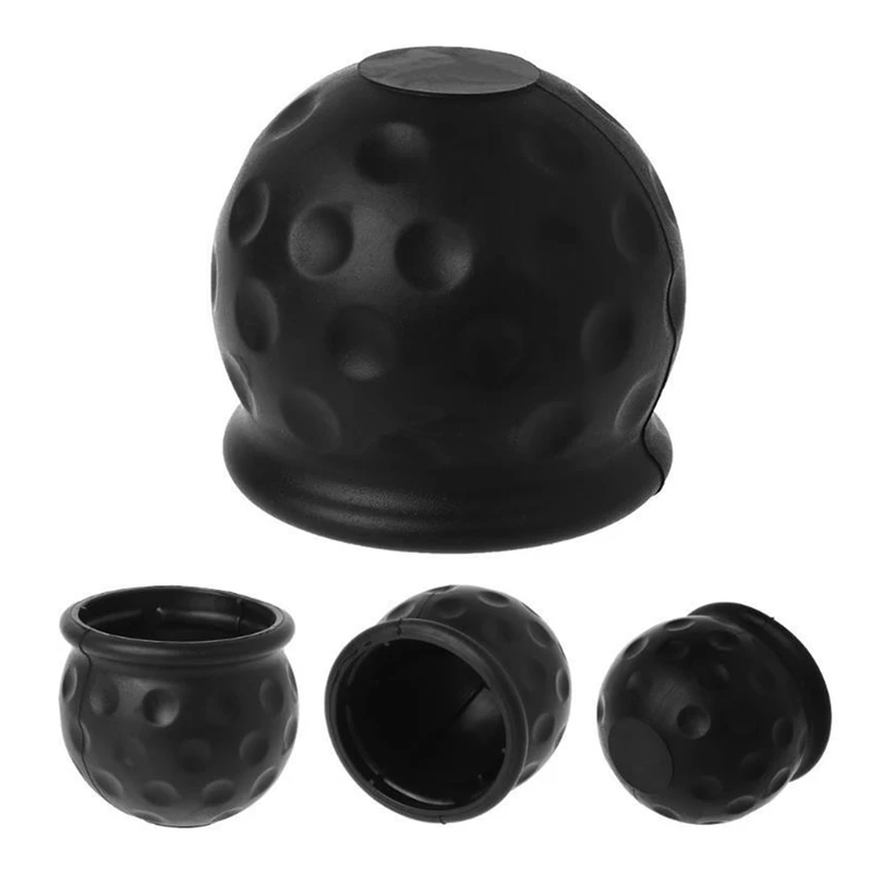 Tow Bar Ball Cover Cap 50mm Towing Hitch Caravan Trailer Towball Protect for Car Truck Trailer RV Camper ATV Quad tow bar cover
