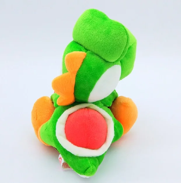 17 см Супер Марио Bros Yoshi с яблоком Мягкие плюшевые зеленый Йоши животные игрушки для детей день рождения Рождественские подарки