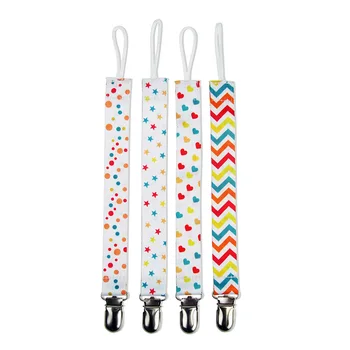 

4PC New Baby Pacifier Clip Pacifier Chain Dummy Clip Nipple Holder For Nipples Children Pacifier Clips Teether Anti-drop Rope