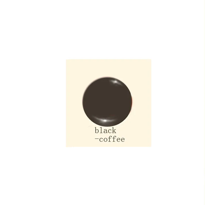 Black coffee Профессиональный Goochie Перманентный макияж микроблейдинг бровей губ тату паста пигмент Микро Пигмент 6 цветов - Цвет: Black coffee