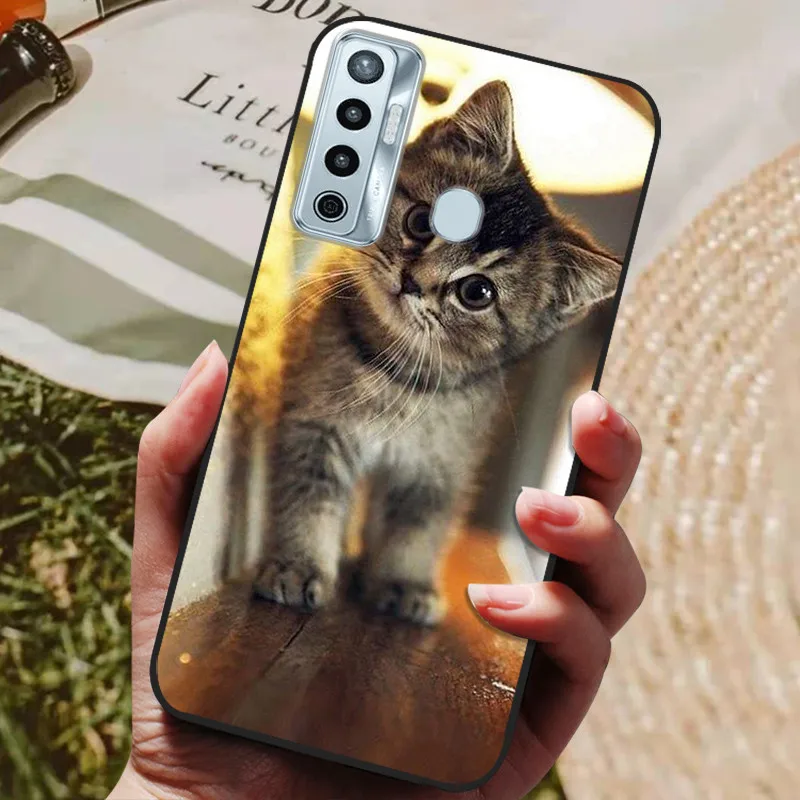 Marble Wolf Bumper Soft TPU Silicone Phone Case Cover