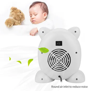 

350W Electric Heater Portable Fan Warm Air Heater Heating Space Winter Warmer Machine Fan Desktop For Office Room