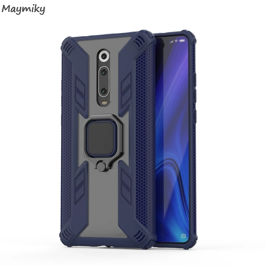 Сверхпрочный робот Хищник армированный чехол с подставкой для Xiaomi mi 8 lite Red mi Note 7 Red mi K20 Pro mi 9T Прочный Гибридный чехол