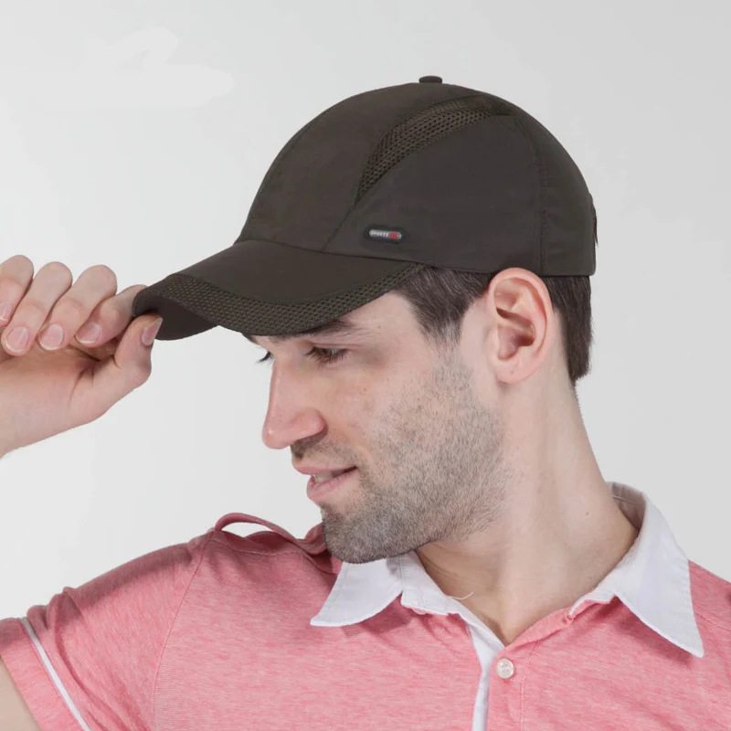 Летние быстросохнущие бейсболка обувь для мужчин и женщин дышащий Snapback спортивный головной убор защита на открытом воздухе Альпинизм шляпа от солнца A60 - Цвет: Army green