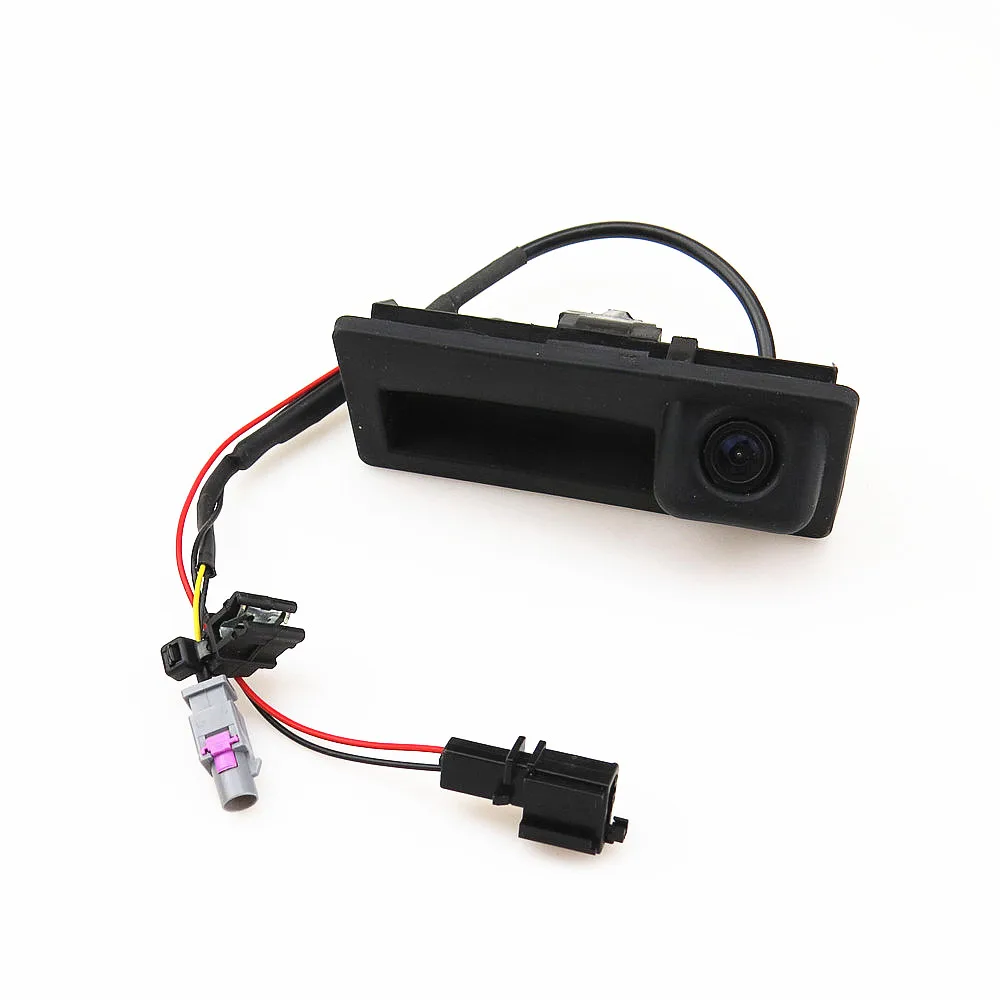 Автомобильная RGB камера заднего вида RWSYPL 12 В веб + шлейка для Tiguan 2011 2012 RNS510 RCD510 5ND 827