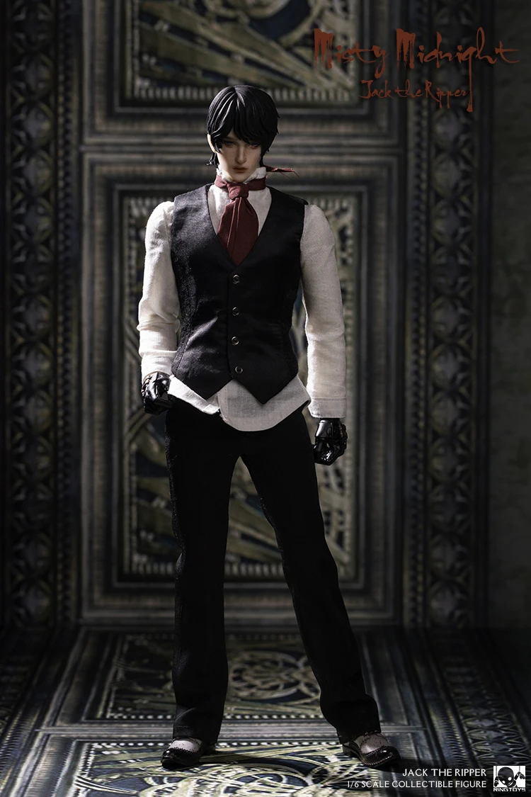 Collectible YZBR-00002 1/6 Jack the Ripper Full Set Action Figure Model with Double Heads Normal/luxury Version for Fans Gifts