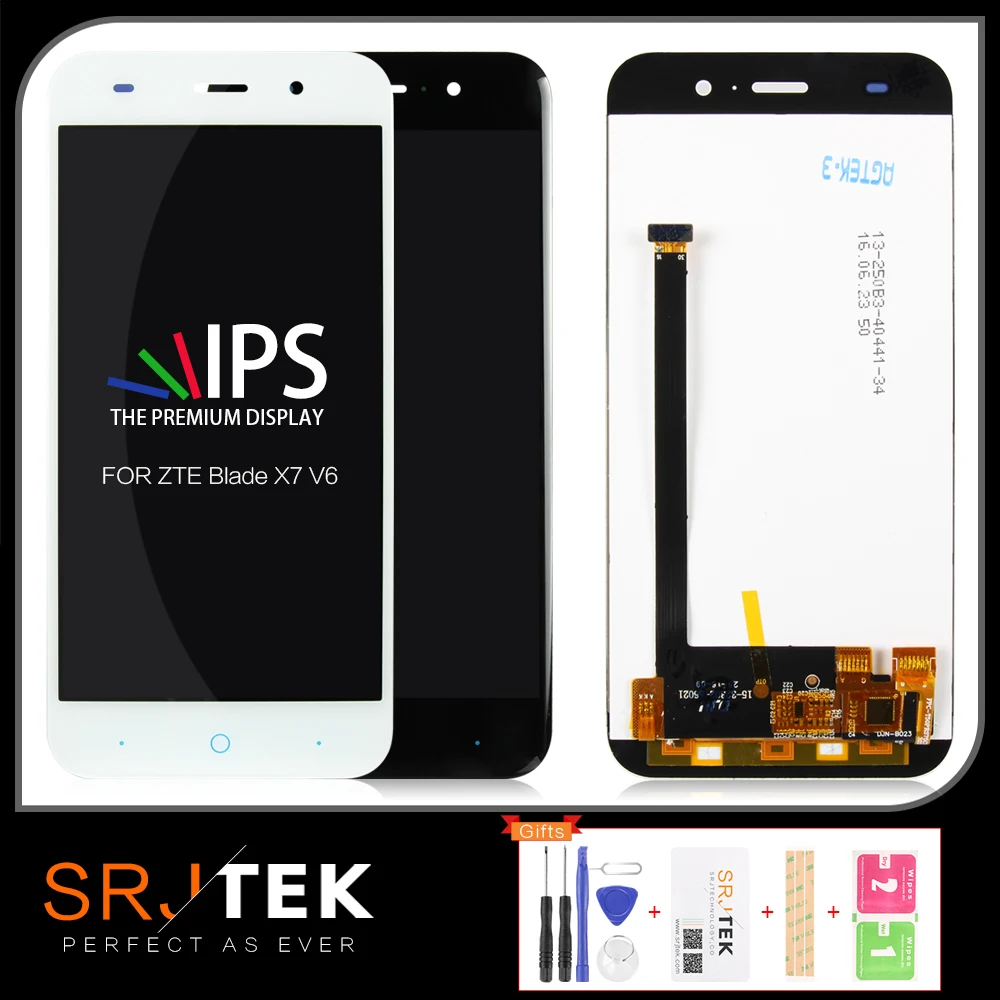 SRJTEK дисплей для ZTE Blade X7 LCD D6 V6 Z7 T660 T663 дигитайзер сенсорный экран в сборе запасные