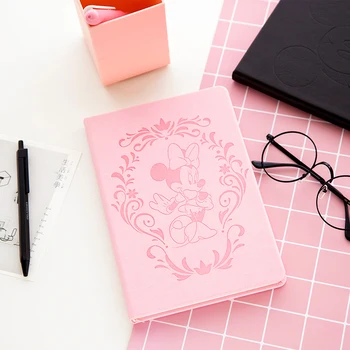 

Disney A5 cartoon notebook Mickey Minnie cute notebook student school supplies Journal Writing painting supplies