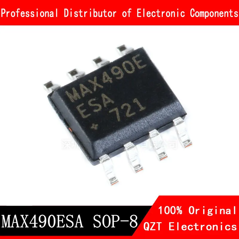 10pcs/lot MAX490ESA MAX490CSA MAX490 SOP-8 new original In Stock