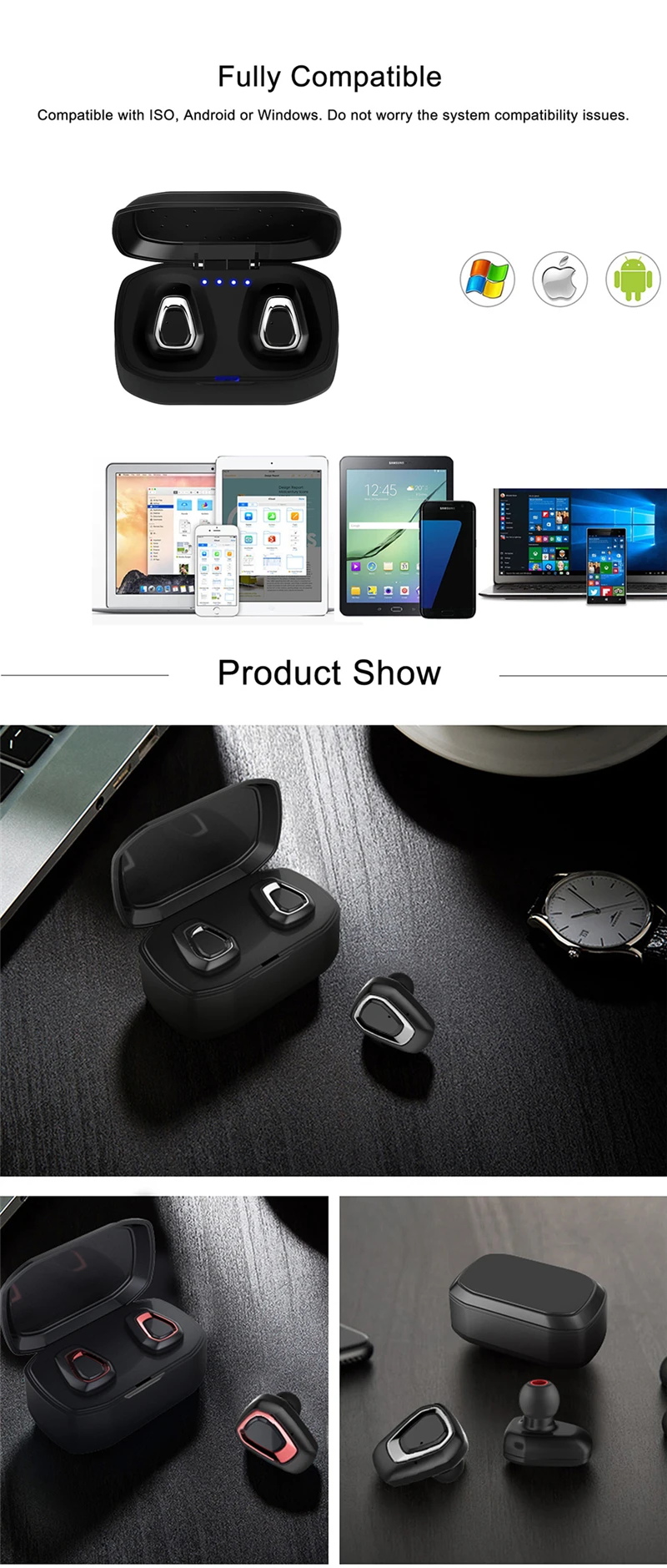 Bluetooth наушники A7 TWS настоящие беспроводные наушники Bluetooth 4,0 стерео наушники с зарядным устройством портативные мини наушники cascos inalambrico bluetooth oreillette bluetooth sans fil cauricolari