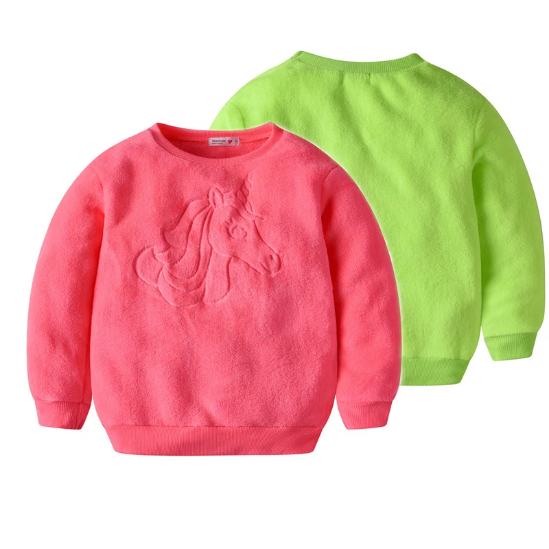 

Sweatshirts for Teenage Girls Plus Size 2020 Fall Children Kids Fleece Winter Warm Velour Tops Girls Christmas Clothes 10 Years