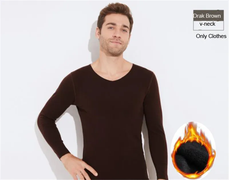 V-Neck Only Clothes1 Новые мужские мотоциклетные штаны Dralon термобелье уличные спортивные мотоциклетные лыжные зимние теплые базовые слои плотные кальсоны длинные штаны - Цвет: V-Neck Only Clothes1