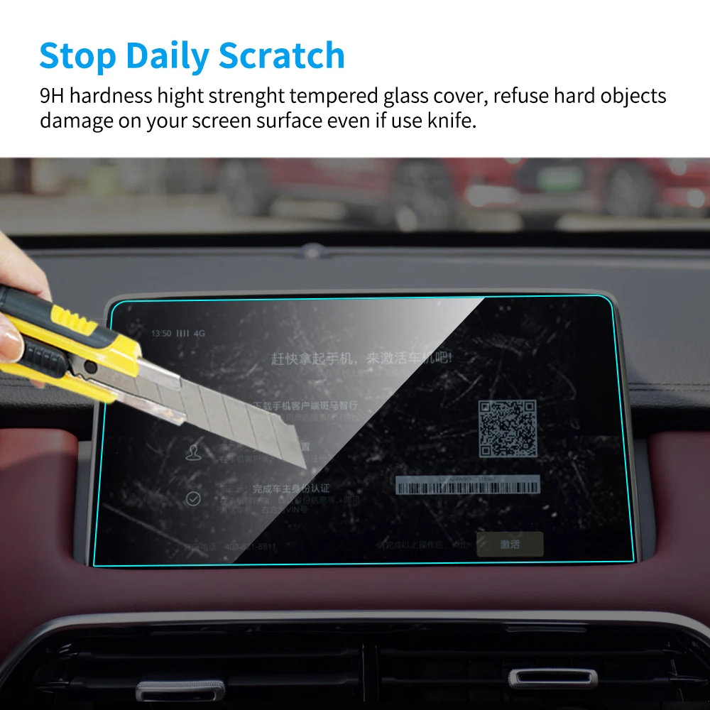Car Screen Protector for MG HS Interior 2018 2019 Car GPS Navigation Tempered Glass Screen Protective Film Sticker Accessories Car Screen Protector for MG HS Interior 2018 2019 Car GPS Navigation Tempered Glass Screen Protective Film Sticker Accessories