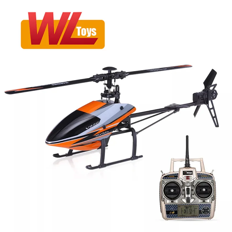 WLtoys V950 2.4G 6CH 3D6G 1912 2830KV Brushless Motor Flybarless RC Helicopter RTF Remote Control Toys | Игрушки и хобби