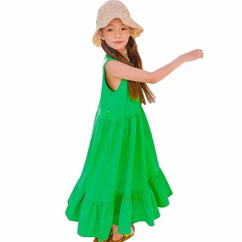 

YourSeason Girls New 2020 Sundress 2020 Baby Kids Summer Cotton Maxi Long Leisure Dresses Casual Toddler Elastic Waist Clothes