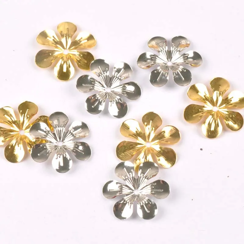Gold/silver/Bronze 10 Style Flowers Wraps Filigree Connectors For Scrapbooking Embellishments Metal Crafts Decor 20pcs YK0762